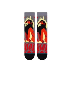 DISNEY VILLAINS SCAR CREW SOCKS