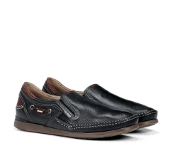 Men leather loafers MARINER 9883