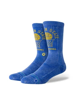NBA WARRIORS X STANCE VINTAGE CREW SOCKS