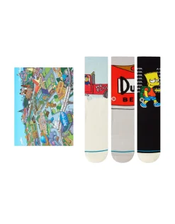 THE SIMPSONS X STANCE THE SIMPSONS CREW SOCKS BOX SET