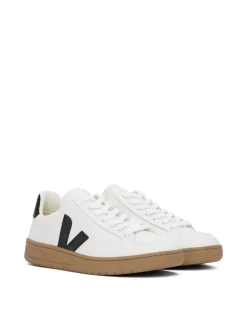 V-12 LEATHER WHITE BLACK DUNE