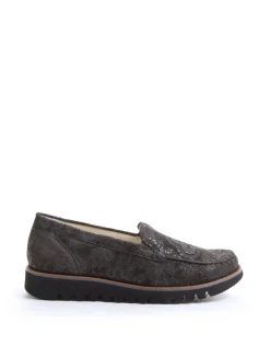 Women leather loafers HABEA 926501